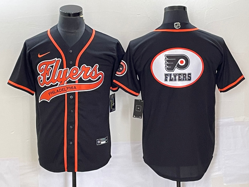 Men Philadelphia Flyers adidas  black blank NHL  jerseys style 3->philadelphia flyers->NHL Jersey